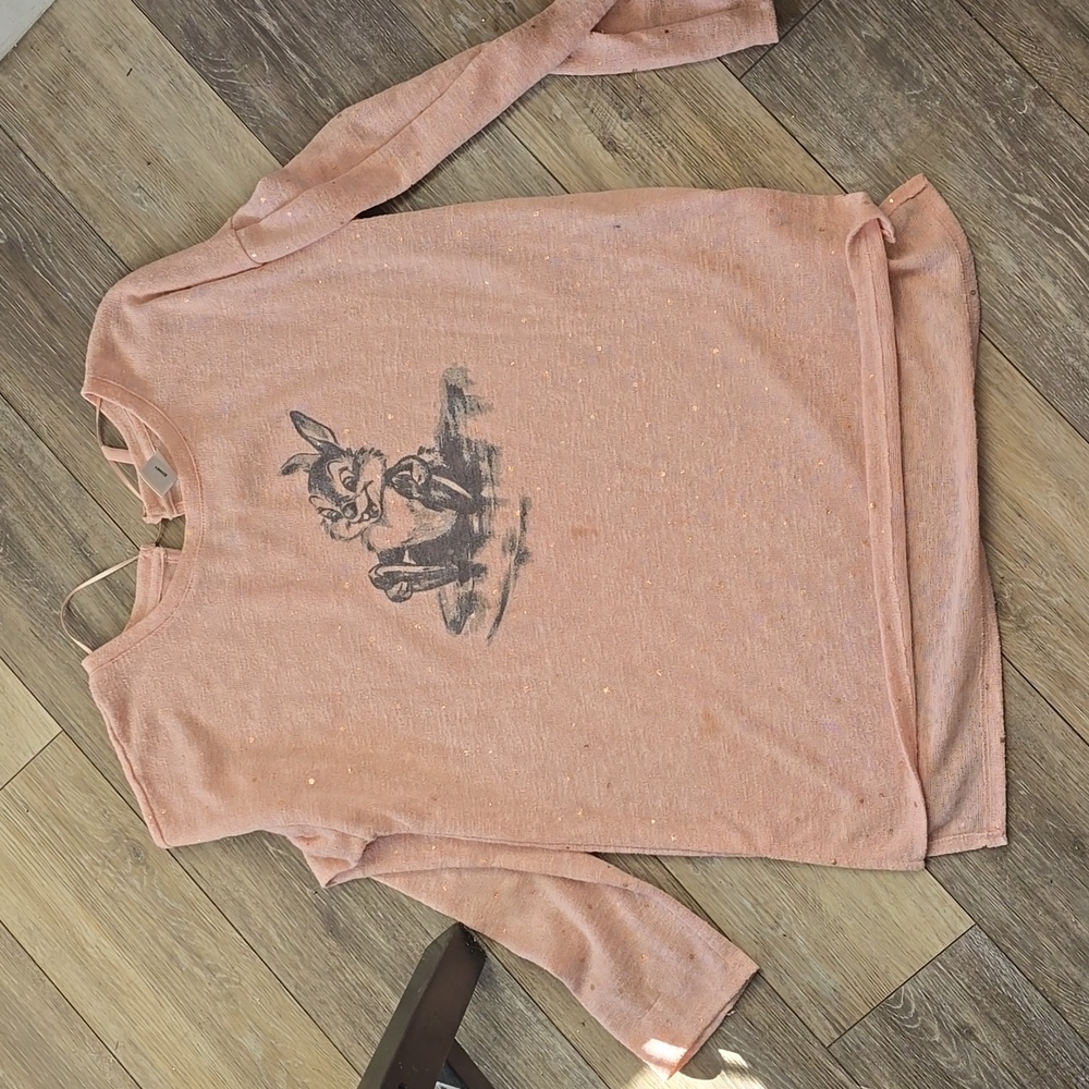 Disney light sweater as is.